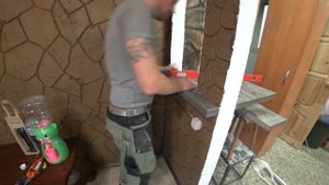 Установка столешницы. Делю барную стойку.