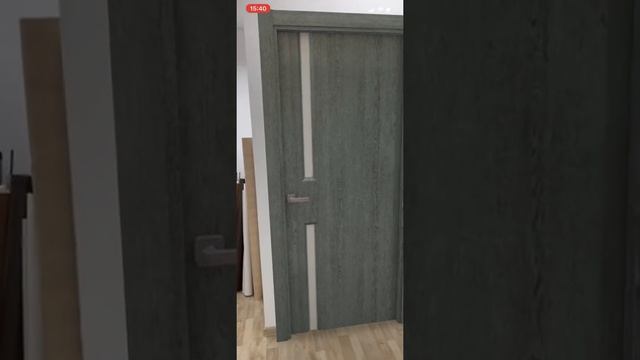 Примерка двери в интерьер. Быстрая дополненная реальность. смотреть онлайн