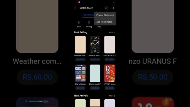 Custom watchface Huawei watch Fit / Fit 2, Honor watch ES, Huawei Band 6, Honor Band 6 Free смотреть онлайн