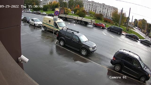 DS-I450 L (2.8mm) IP-камера HiWatch / Образец видео: день, пасмурно смотреть онлайн