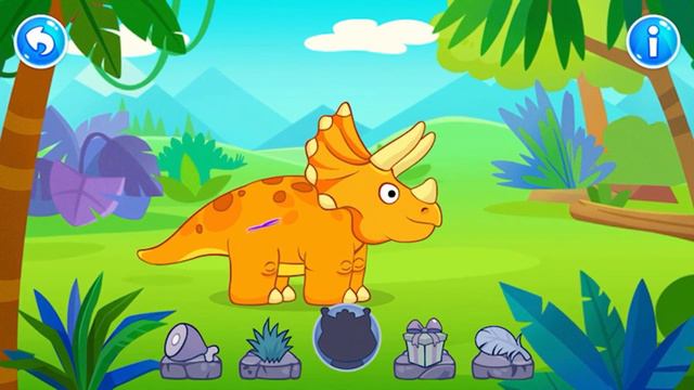 🦕Мир ДИНОЗАВРОВ🦖Трицератопс/dinosaurs