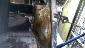 ВАЗ 2110, боковой удар, ремонт.