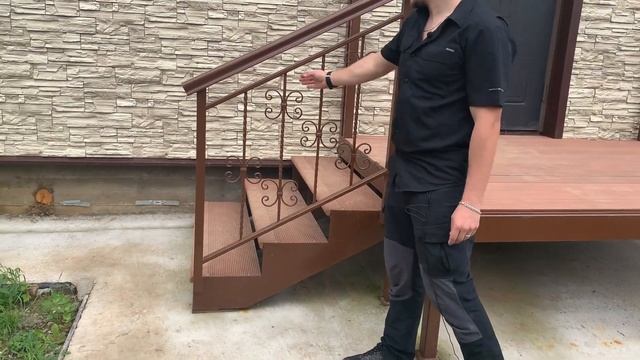 Уличная лестница ДПК. Вечная входная лестница! смотреть онлайн