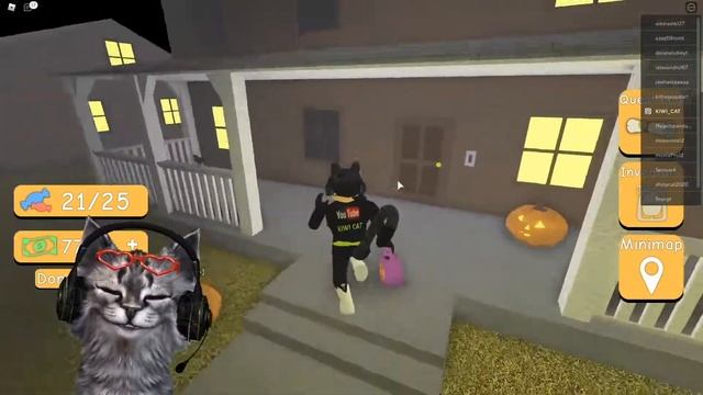 Играем Ночь на Хэллоуин в Роблокс / Halloween Night Roblox