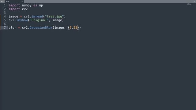 Gaussian blur dilation erosion with OpenCV using Python - Part02