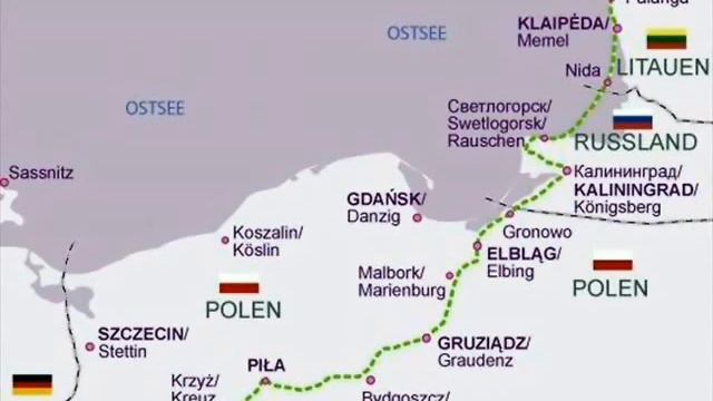 Географическая карта Польши