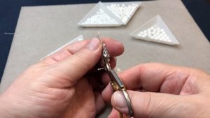 Воротник из бусин. Переделка колье.