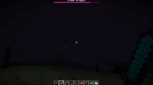 Minecraft. Ender Dragon fight. Битва с Эндер-драконом.