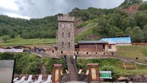 Минеральные источники в Долине нарзанов. Кабардино-Балкария.
