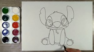 Как нарисовать Стича. Генетического эксперимент 626, главный персонаж франшизы "Лило и Стич"