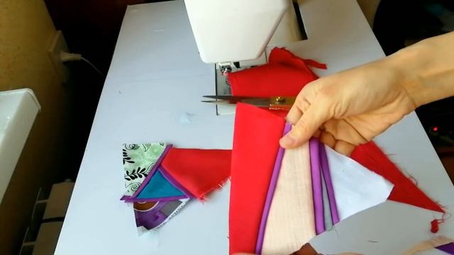 КРЭЙЗИ-ПЭЧВОРК ИЗ ОСТАТКОВ ТКАНЕЙ С КАНТОМ Patchwork Recycling DIY Schönheit! смотреть онлайн