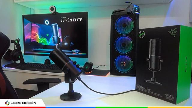 Micrófono RAZER Seiren Elite para Gaming y Streaming смотреть онлайн