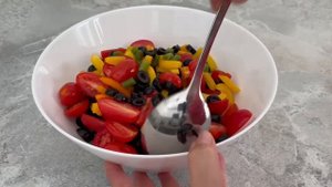 Пикантный салат из стручковой фасоли 2 варианта ( веган и с фетой) БЕЗ майонеза❗
