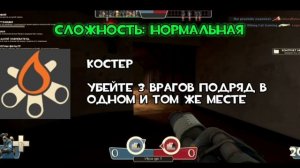 Все достижения Поджигателя в Team Fortress 2