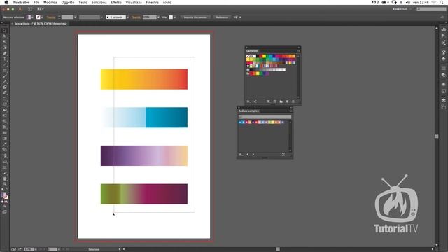 InDesign CC - Importare le sfumature da Illustrator смотреть онлайн