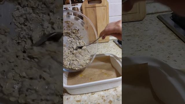 Хлеб с овсяными хлопьями и ржаной мукой.