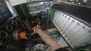 Сахалин. Проверка и регулировка ТНВД 1HZ.