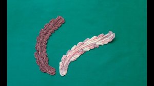 Листик крючком . РЕЛЬЕФНЫЙ ЛИСТИК КРЮЧКОМ.ИРЛАНДСКОЕ КРУЖЕВО.Мотив крючком .