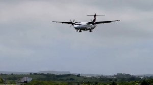 Landing of Air Mauritius ATR 72-500 at SSRIA.#aviation #spotting #airport #mauritius #airmauritius