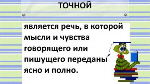 Культура речи. Видеоурок.