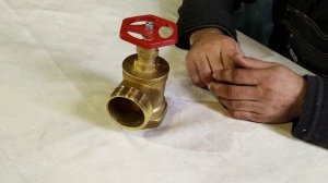 Вентиль (кран) латунний ПК-50 кутовий 90°