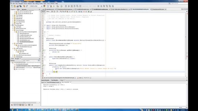 Creating JEE Session Facade смотреть онлайн
