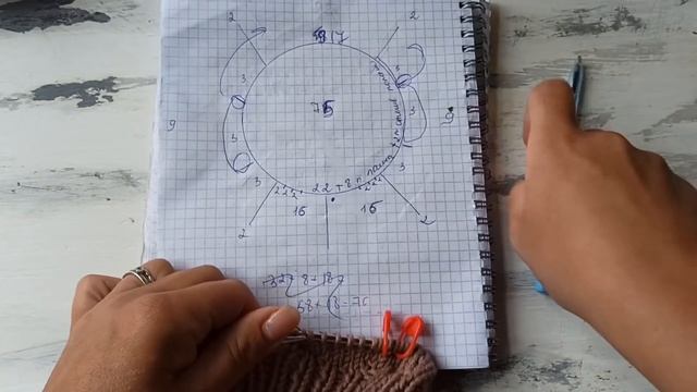 Кардиган регланом сверху с ажурными рукавами.  Подробный мк.