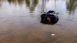 Тестирование прикормочного кораблика - прикормочный кораблик джабо отдыхает!