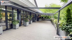 Пергола Decolife Light - г. Москва, ресторан "Ривьера"