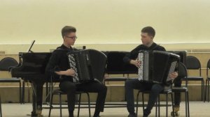 А. Бызов "КАТЮША". "КРАСНОЯРСКИЙ ДУЭТ БАЯНИСТОВ: Юрий Ветровский - Арсений Дулисов"