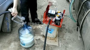 Насос для перекачки топлива 220в 60л с счетчиком
