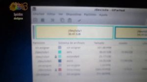 Intalación de androidx86 ( Android 7.1 nougat ) en netbook - preparación del disco duro