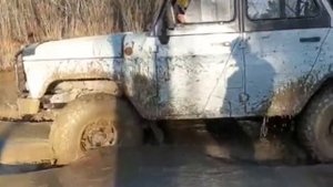 УАЗ на 33 колесах/Первый боевой выезд/Offroad