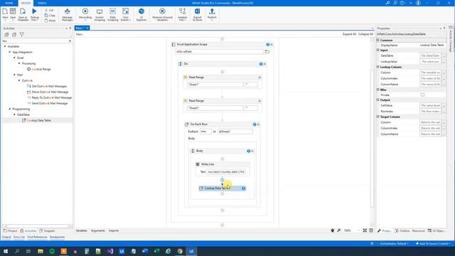 UiPath - How to Lookup Excel columns (/Data Tables) and update data смотреть онлайн