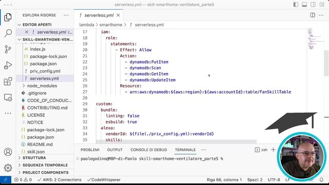 Utilizzo di WebSockets su Arduino - Alexa Smarthome Skill parte 5 смотреть онлайн