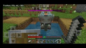 Minecraft - Pocket Edition Gameplay Walkthrough part- 12, Raid (iOS, Android)