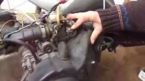як завести мотор 150куб. без скутера
