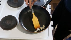 Жареная картошка с курдюком