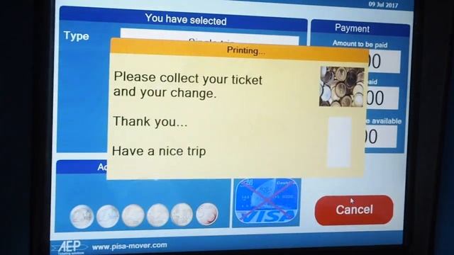 Taking the Pisa Mover from Pisa Airport to Pisa Central Station смотреть онлайн