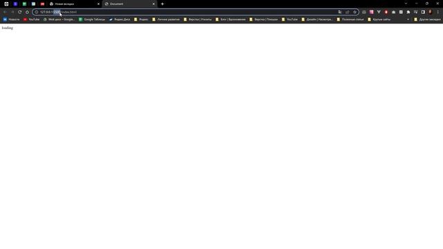 Открытие сайта на мобильном устройстве с помощью Live Server