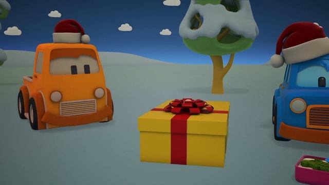 Vamos montar a árvore de Natal com os carros inteligentes! Desenhos animados em português смотреть онлайн