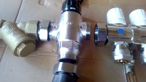 #смесительный узел теплого пола#сборка смесительного узла#водяной теплый пол