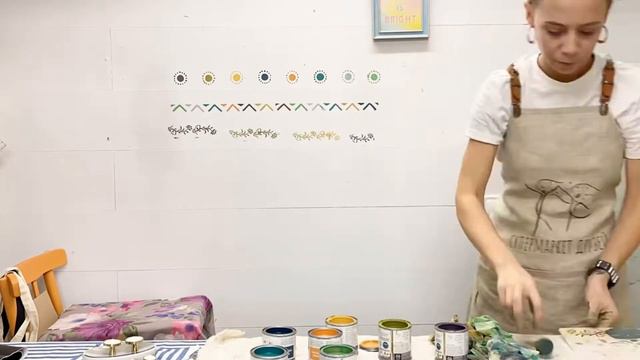 Украшаем стены трафаретами Annie Sloan. Краска Chalk Paint от Annie Sloan смотреть онлайн