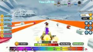 Ski Race in Roblox But Cant SLOW DOWN