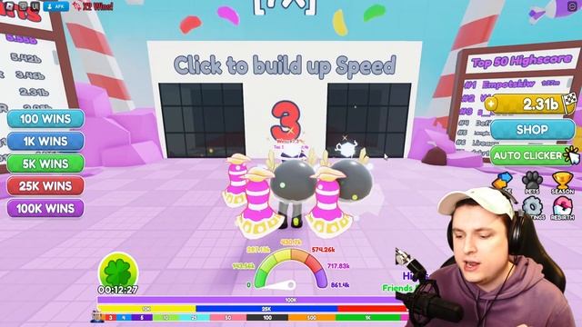 NEW SECRETS UPDATE AND FREE PREMIUM AUTOCLICKER CODES IN ROBLOX RACE CLICKER смотреть онлайн