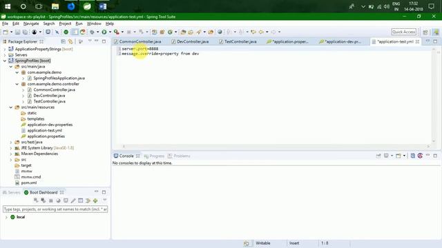 Spring Profiles: Implementation смотреть онлайн