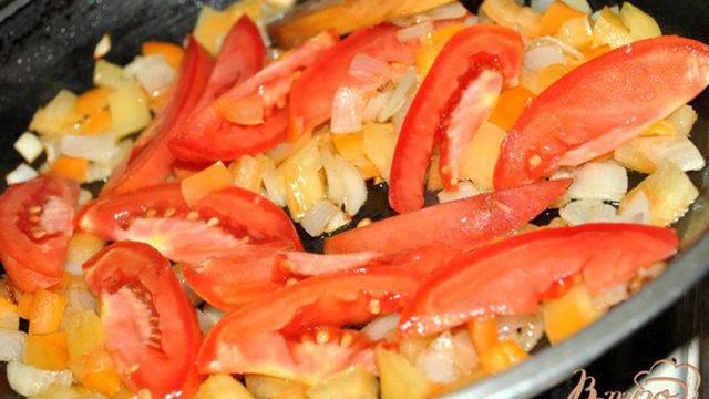 Омлет с летними овощами