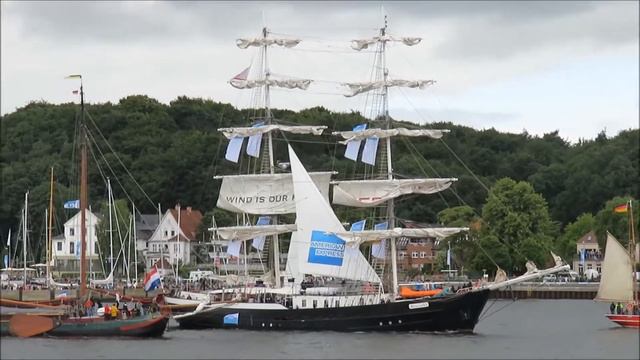MERCEDES Segelschiff - Windjammer Kiel 2018 Kieler Förde смотреть онлайн