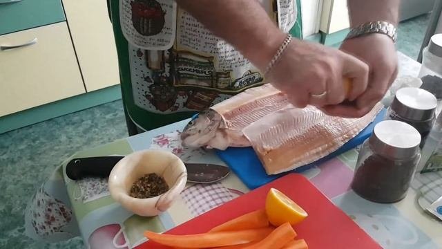 Форель запеченная в фольге