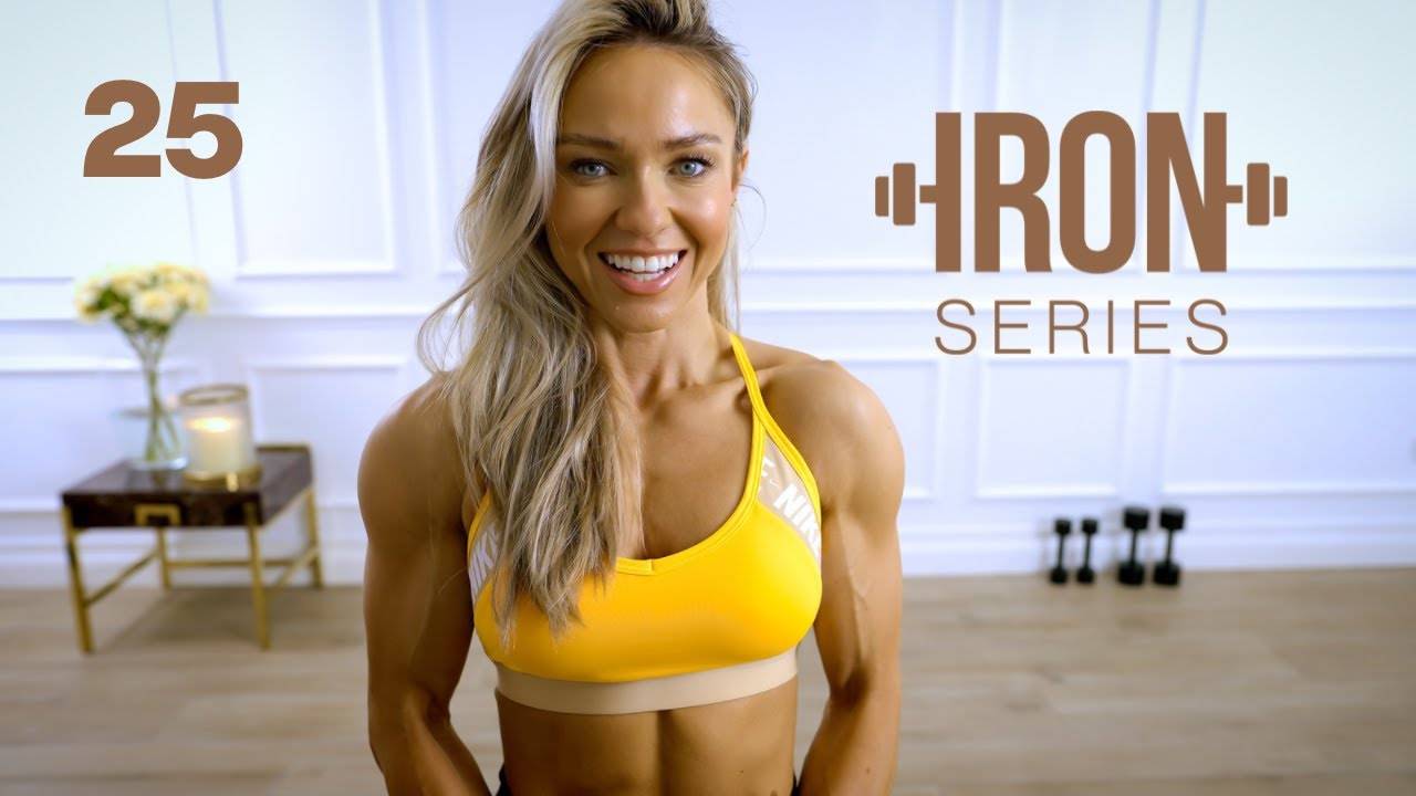 Caroline Girvan - IRON Series 30 Min Superset Dumbbell Shoulder Workout _ 25